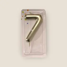 شمعة ذهبية رقم 7